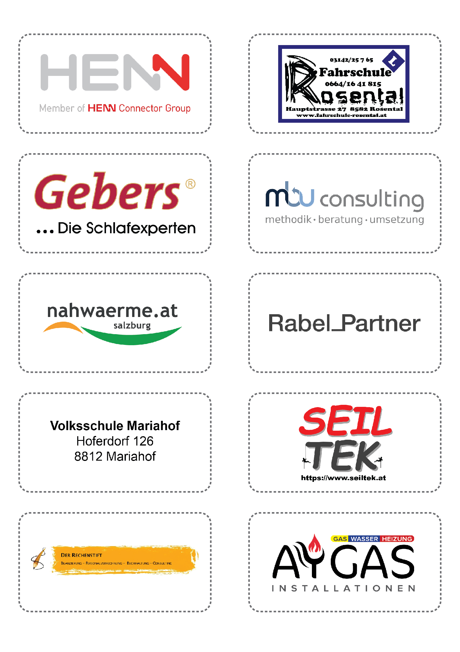 Weitere Sponsoren Seite 4