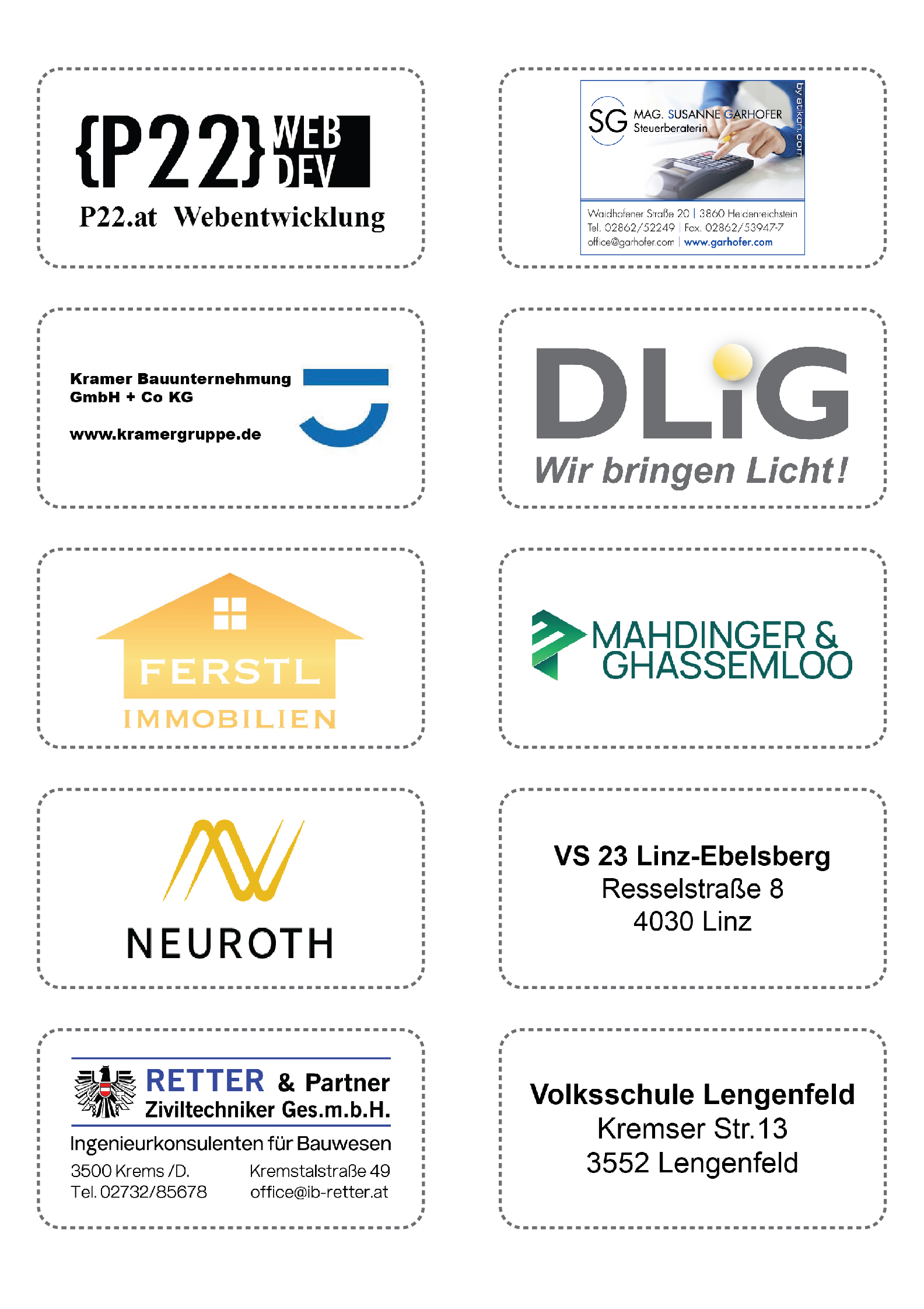 Weitere Sponsoren Seite 6